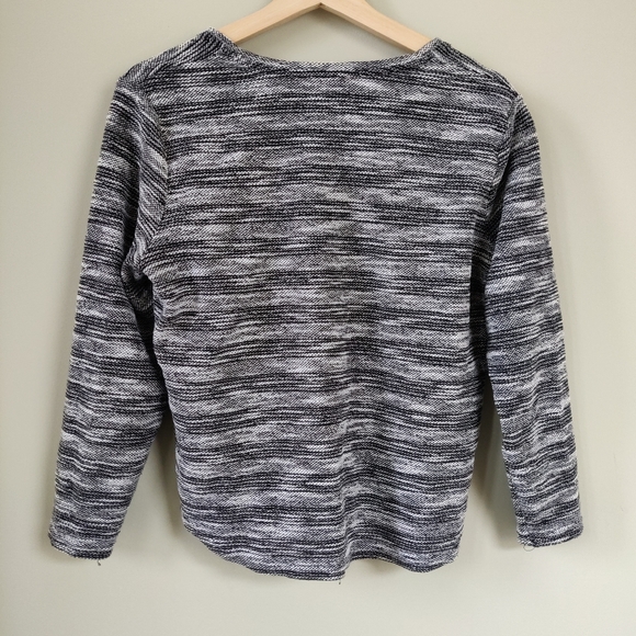 Joe Fresh Woven Long-Sleeve Sweater Top Medium - Picture 8 of 9